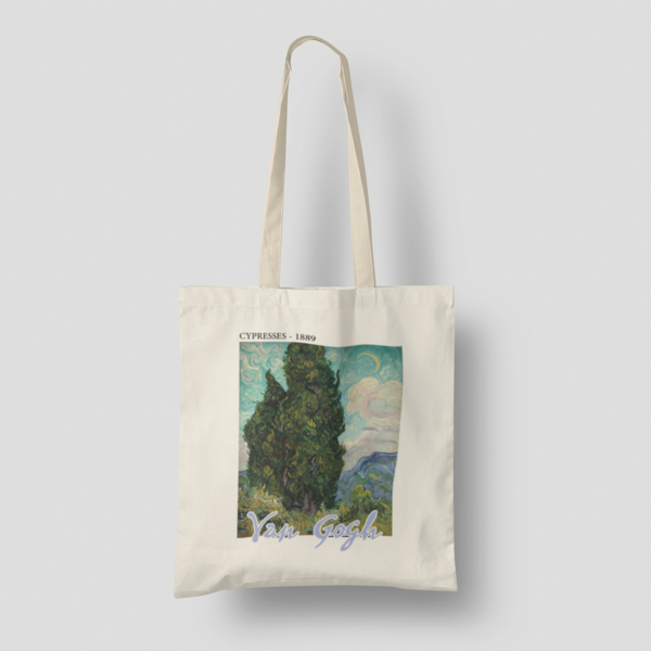 Tote Bag Vincent van Gogh - Cypresses