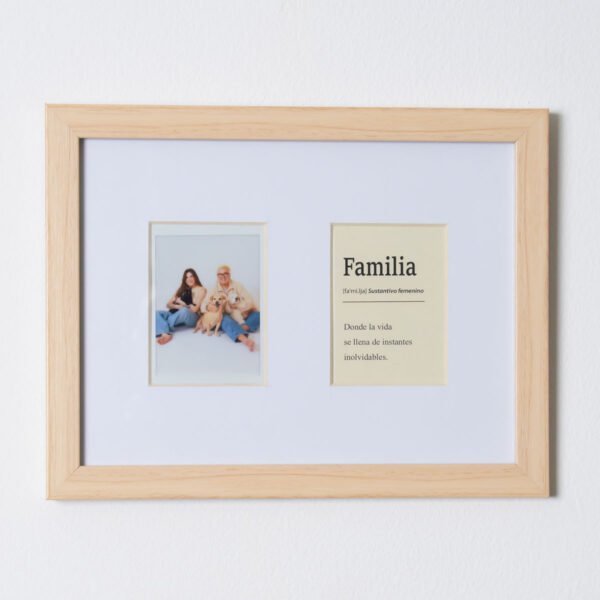 Cuadro Personalizado Foto Instax Mini Abedul